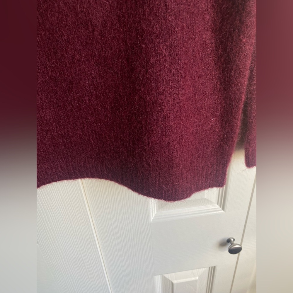 Sézane Pull Grace sweater in prune - Picture 6 of 11